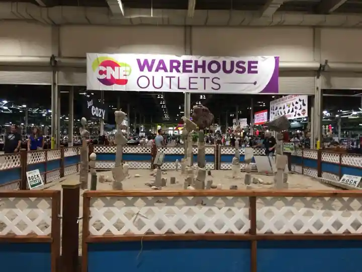 Retail and exhibit hall at a past Canadian National Exhibition